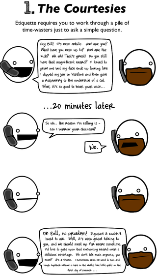 Illustration for article titled 10 Reasons to Avoid Talking on the Phone